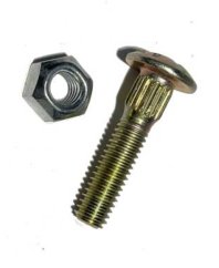 Šroub M6x22-půlkulatá hlava včetně matky